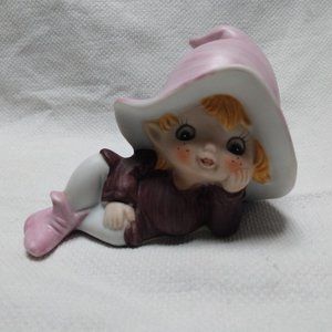 🎬Vintage🎬 Pixie Elf Figurine 5213 Lavender/Purple